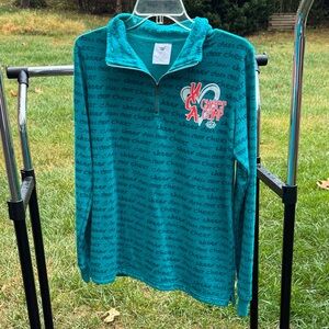 Varsity Aqua Cheer Half-Zip Sweatshirt